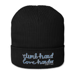 Climb Hard, Love Harder Organic Ribbed Beanie