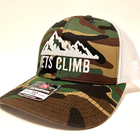 Vets Climb snap back hat - Crag Life