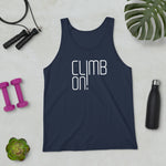Climb On!  Mens Tank - Crag Life