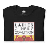 Ladies climbing coalition crag life t shirt
