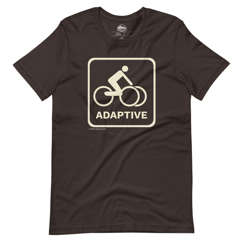 Adaptive Mountain Biking Graphic t-shirt - Crag Life