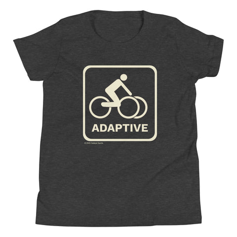 Adaptive Biking Youth Short Sleeve T-Shirt - Crag Life
